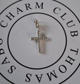 Thomas Sabo Charm- Ketten- Anhänger, Kreuz mit Steinen, Pave, Silber !!