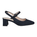 Gabor Peeptoes & Slingpumps 2.263.46, Rauleder, Blau, Damen