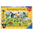 Ravensburger Puzzle Der Maulwurf im Garten 2x24 Teile Kinder