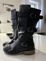 Buffalo Damen Stiefel Schwarz 1x Getragen Gr. 40