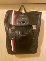 Tommy Hilfiger Rucksack | Leder Look, schwarz | super Zustand