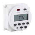 Digitale Zeitschaltuhr DC AC 12V 16A LCD Display Programmierbar Schalter Timer