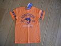 NEU! cooles CROSSWIND HAI T-Shirt 122 orange kurzarm Oberteil Jungen Sommer