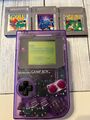 GameBoy Classic DMG im Tetris Design  mit 4 Spielen