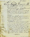 1776 Pergament Verkauf Eines Inselhaube Über L'Eure Gosselin Aus Loisel Händler