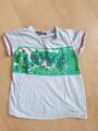 🤩❤ Desigual * Shirt * Glitzer * Gr. 146 / 152 * Pailletten * T-Shirt Top ❤💞