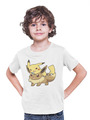 Bio Baumwolle Kinder T-Shirt Poke Taschenmonster Pikachu Gameboy Evolie Eevee