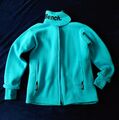 Vintage Bench Fleece Jacke Unisex Gr. 176 türkis blau