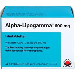 ALPHA-LIPOGAMMA 600 mg Filmtabletten 60 St PZN10109123