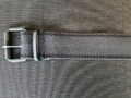 Damen Stoff-Gürtel 90-100 cm, grau/taupe - 5 cm breit von EDC Esprit