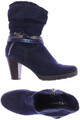 Tamaris Stiefelette Damen Ankle Boots Booties Gr. EU 37 Blau #n0jdnmv