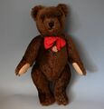 Dunkelbrauner Steiff Original Teddy ca.50cm mit Schild Traumhaft schöner Zustand