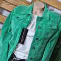 **JEANSJACKE CORD 7 FARBEN  BASIC STRETCH GR.36-44 LIFE IS FANTASTIC AKTUELL NEW