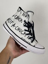 CONVERSE all Star Chuck Taylor " Not  A Chuck " Weiß Schwarz Gr. 37,5