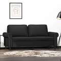 Sofa Sessel Loungesofa Couch Wohnzimmer Fernsehsessel Schwarz Kunstleder vidaXL