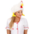 Tiermütze Huhn Hühnermütze Hahn Mütze Tierhut Henne Suppenhuhn Hut Chicken Cap