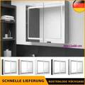 LED Spiegelschrank Spiegel Badschrank Badspiegel Badezimmer Hängeschrank vidaXL