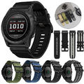 Quick Fit Für Garmin Fenix 7 7X/6 6X PRO/5 5X Plus 3HR 965 Militär Nylon Armband