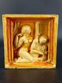 vintage Keramik Relief Kachel Decameron XXIV Siegfried Schade Erotik Wandfliese