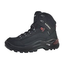 Lowa Renegade GTX MID W Sportschuhe Damen Wanderschuhe Schwarz Freizeit