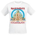 Iron Maiden Powerslave World Slavery Tour 1984-1985 Männer T-Shirt weiß