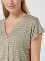 re.draft T - shirt mit  Allover-Muster in khaki in Gr. S