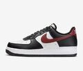 Nike Air Force 1 Low 07 Herren Sneaker BLACK/DARK TEAM RED EU 43 Neu