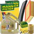 MANN INSPEKTIONSPAKET+5L CASTROL 5W-30 MOTORÖL passend für BMW 3er E46 316-318Ci