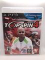 2K Sports Top Spin 4 - Tennis / Sportspiel - PS3 - inkl. Handbucheinsatz