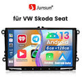 6+128GB Android 13 Autoradio CarPlay GPS Navi für VW Touran Golf 5 6 Passat Polo