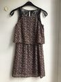 Kleid, Vila, Gr. S, Lagenlook, mit Spitze, Bunt