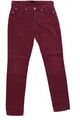 MAC Jog n Pipe Damen Jeans Hose Gr.40 L32 rosa bordeaux uni gerade Regular