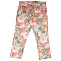 s.Oliver Tube Damen Stretch Perfect F. 3/4 Hose Bermuda Capri 40 W31 bunt Blumen