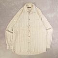 Vintage Kariertes Cordhemd L Herren Off-White Cord