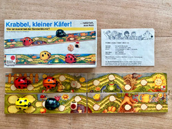 Krabbel, kleiner Käfer von Selecta Spielzeug aus Holz Kinderspiel - vintage