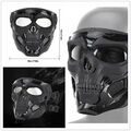 Halloween Schädel Maske Taktisch Airsoft Paintball Voll Gesicht Skelett Mas D1P8