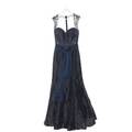 Abendkleid Unique Blau 36