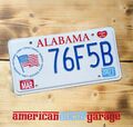 USA Nummernschild/Kennzeichen/license plate/Veteran * Alabama US Flag*