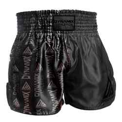 Dynamix Athletics Muay Thai Shorts Binary Schwarz K1 Boxen Kickboxen Hose Herren