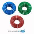 PVC Gewebeschlauch Druckluftschlauch Lebensmittelschlauch farbig 25 Meter Rolle