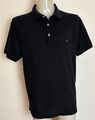 Tommy Hilfiger Herren Polo T-Shirt Kurzarm Schwarz Gr.XXL