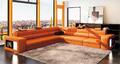 Design XXL Big Ecken Polster Eck Sofa Couch Leder Sofas Garnitur L Form  + Licht