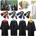 Harry Potter Kostüm Robe Mantel Umhang Krawatte Gryffindor Slytherin Karneval DE