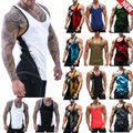 Herren Sport Fitness Tank Top Gym Muskelshirt Bodybuilding T-Shirt Unterhemd DE