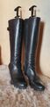 Tamaris Damen Stiefel Schwarz Stretch aus Leder Gr. 37