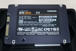 SAMSUNG 870 QVO 8 TB SSD 560 MB/s Lesen 530 MB/s Schreiben Festplatte NEU + OVP