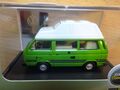 VW Bus T3 Westfalia Camper mit Hochdach grün Oldtimer Modelauto *NEU*  ca. 6cm