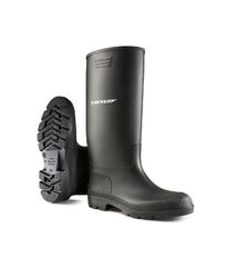 DUNLOP Gummistiefel PVC Arbeitsstiefel schwarz Garten Berufsstiefel Pricemastor