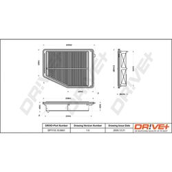 ORIGINAL® Dr!ve+ Luftfilter für Honda: CIVIC IX CIVIC IX Stufenheck CIVIC IX