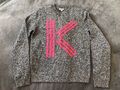 AUTHENTISCHER KENZO MELANGE STRICKPULLOVER AUS WOLLE, Gr. M